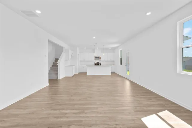 a view of an empty room