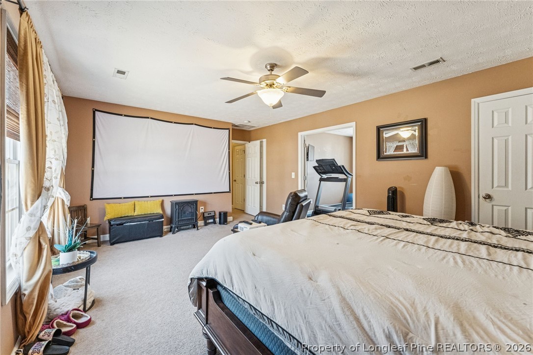 295 Pender Road Spring Lake, NC 28390 - Photo 29 of 30 a bedroom with a bed and a large window with the outer view