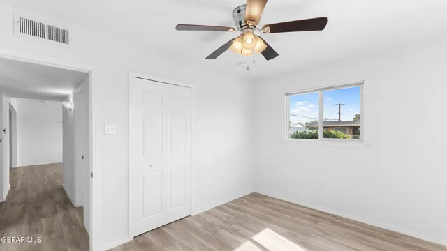an aerial view of residential house with an outdoor space