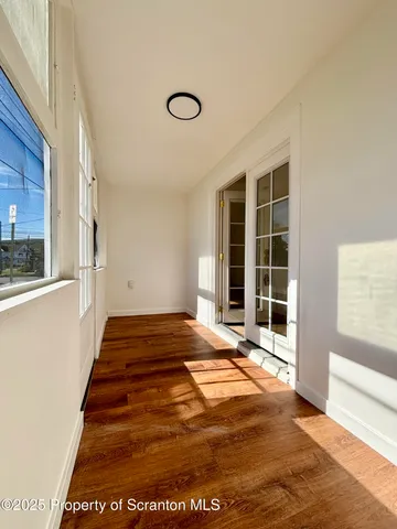 a view of front door