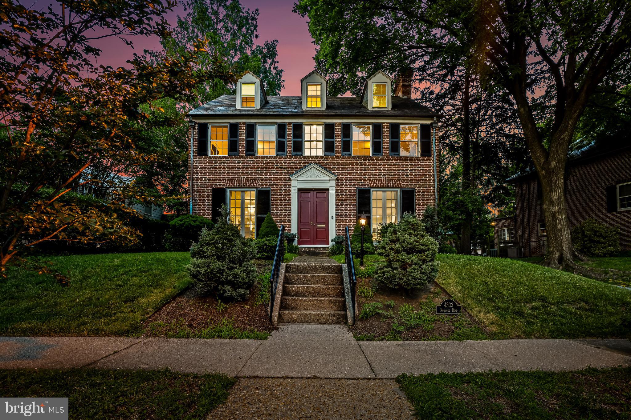 4303 Norwood Road Baltimore, MD 21218 - Photo 3 of 77 Front of home, at twilight, vestibule door closed