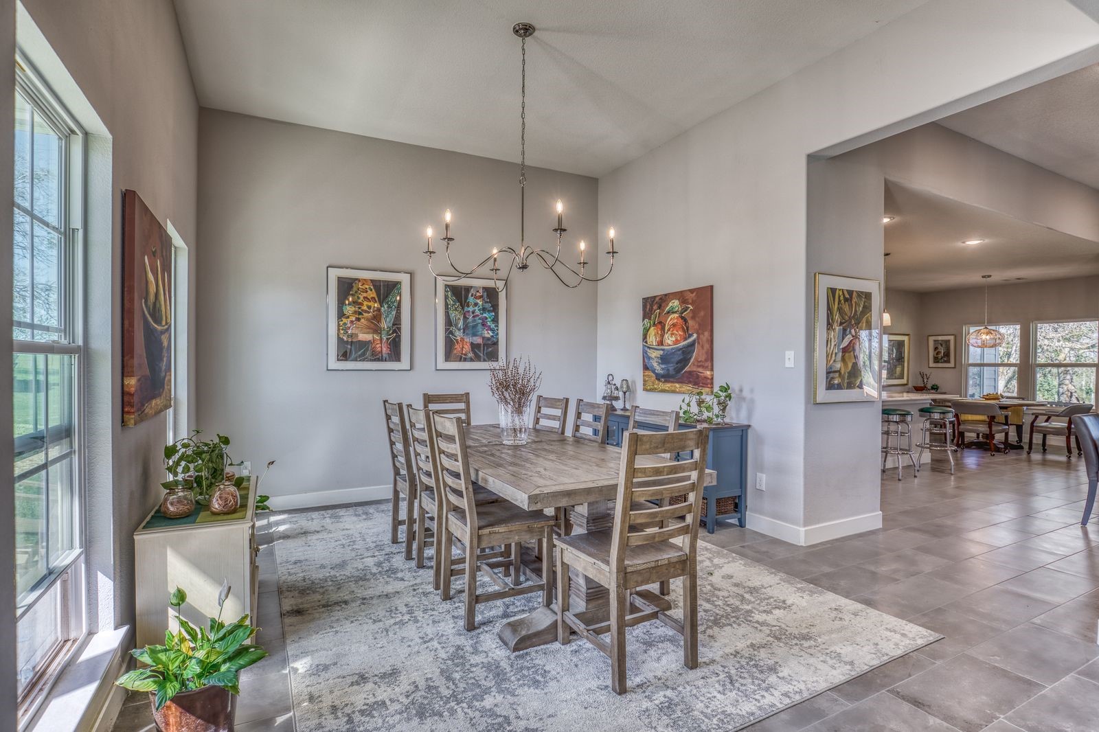 6510 Ganske Road Burton, TX 77835 - Photo 4 of 48 a view of a dining room with furniture and chandelier