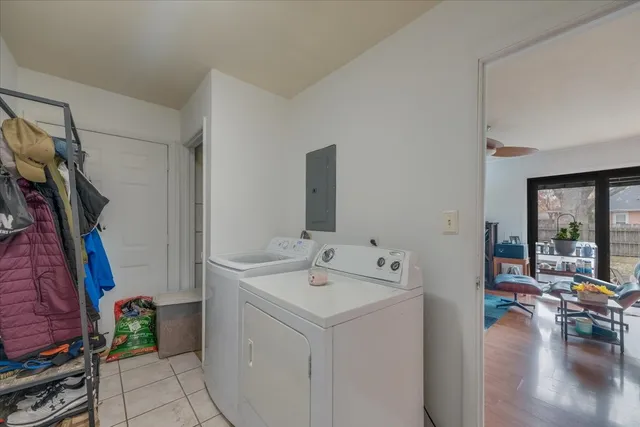 a view of bathroom with dual sinks