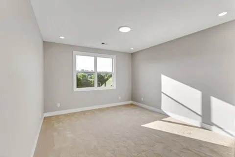 an aerial view of residential house with outdoor space