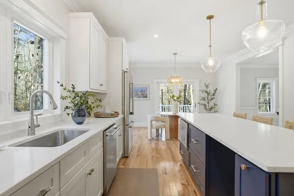 a very nice looking room with a large window
