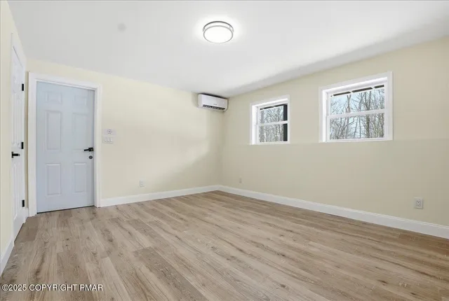wooden floor in an empty room