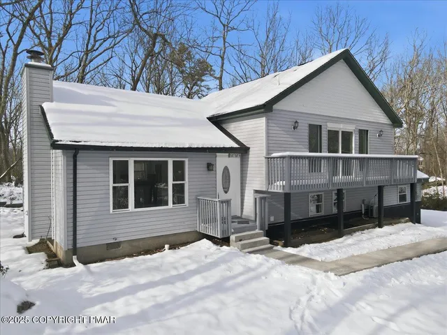a view of a black and white bench