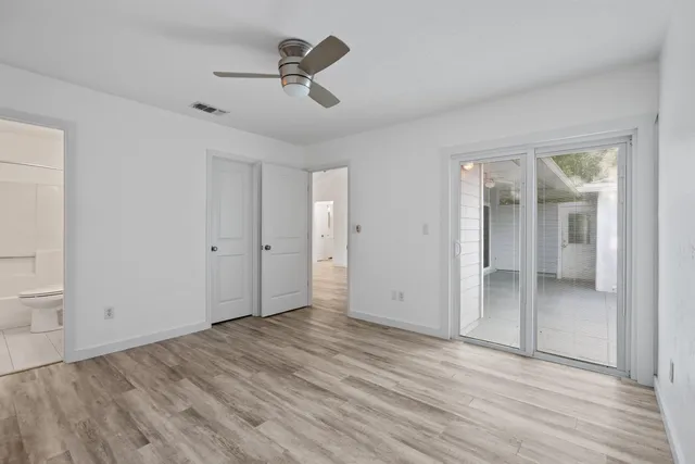 wooden floor in an empty room