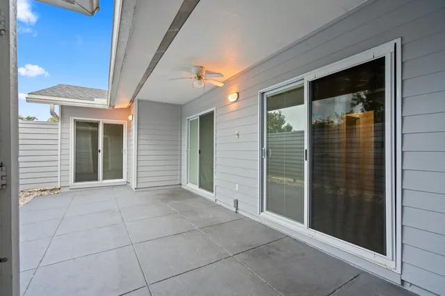 a view of an entryway of a house