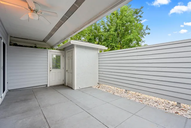 a view of a house with a garage