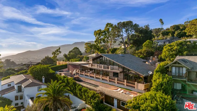 a view of city and ocean