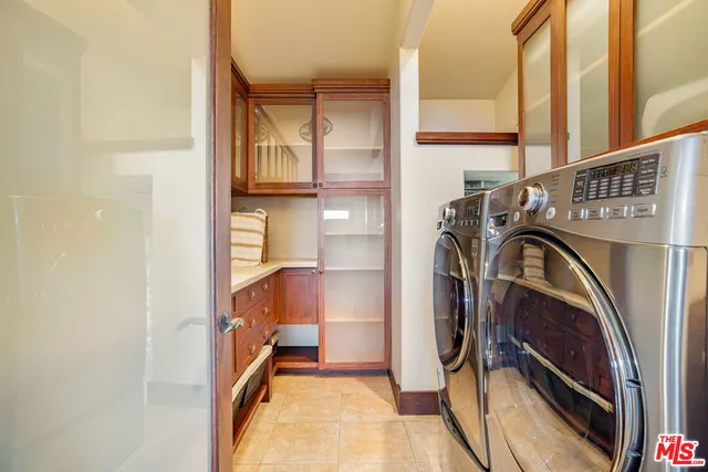 a view of balcony with furniture