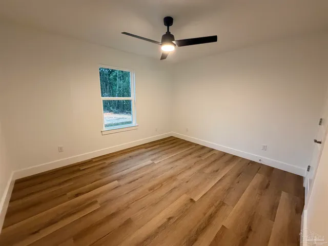 wooden floor in an empty room