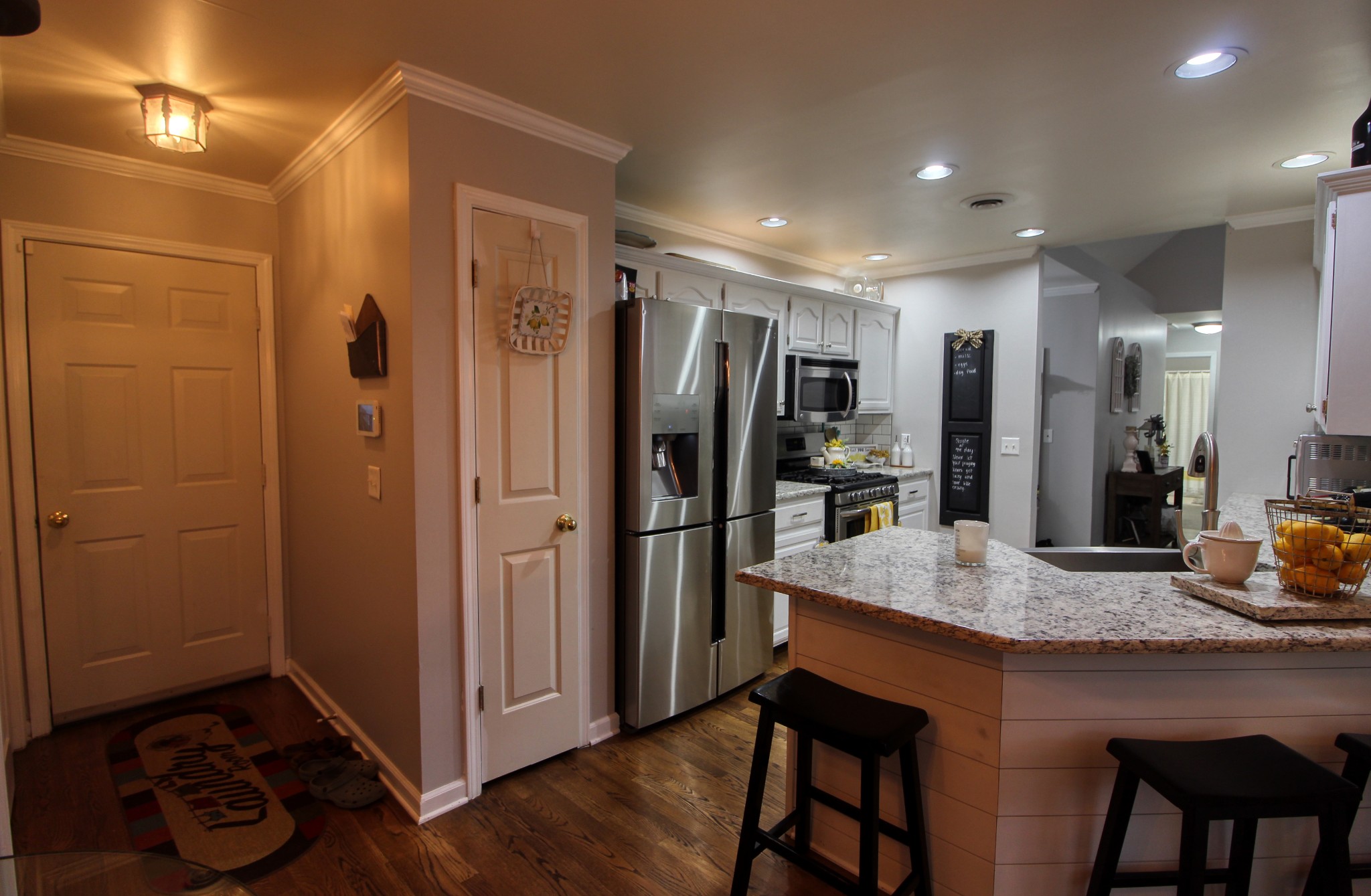 124 Fieldstone Lane Springfield, TN 37172 - Photo 6 of 21 a kitchen with stainless steel appliances granite countertop a refrigerator and a sink