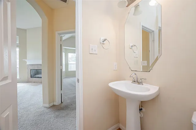 an empty room with a empty space and a window