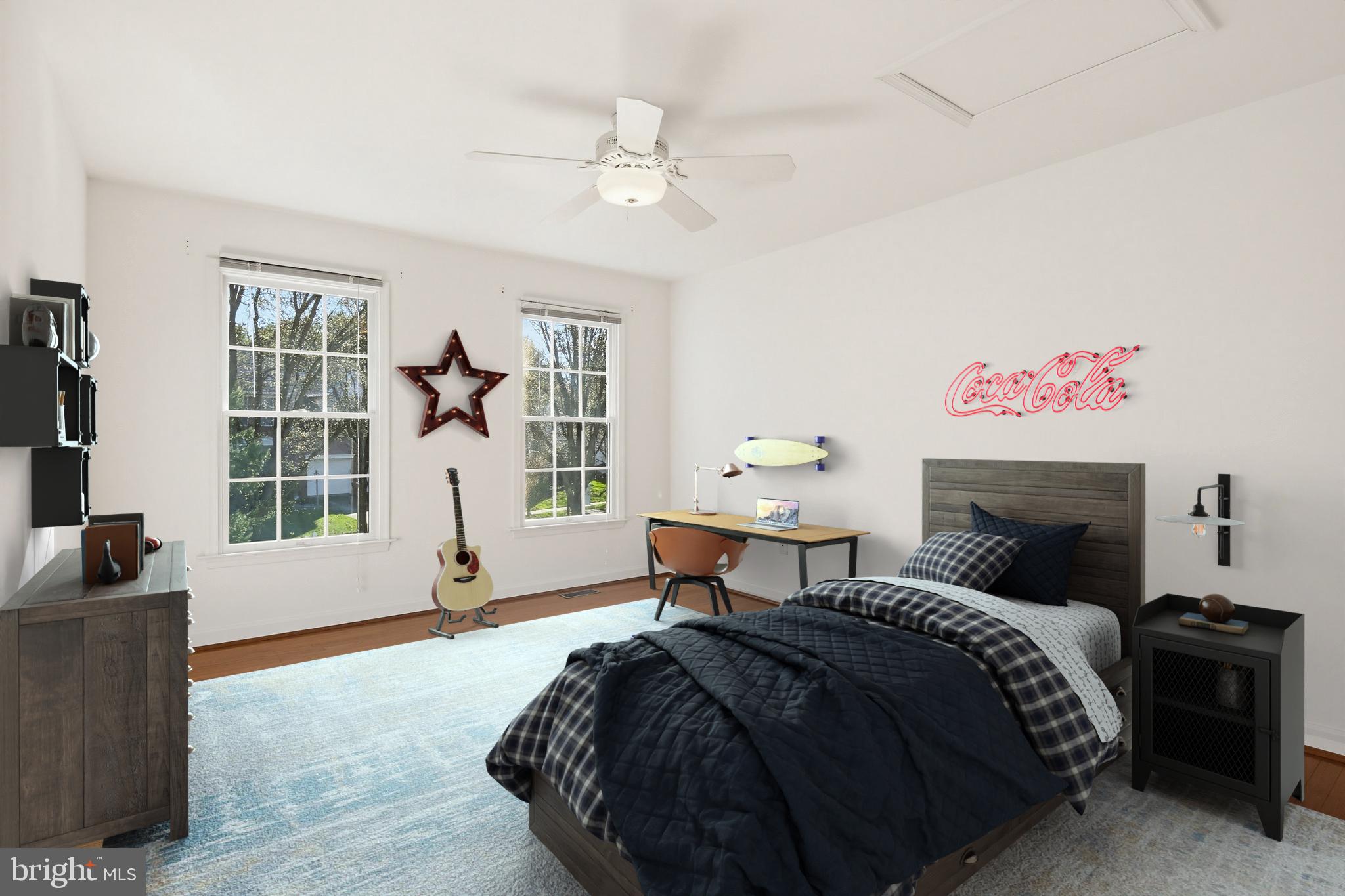 12017 Floating Clouds Path Clarksville, MD 21029 - Photo 10 of 54 a bedroom with a bed and a couch