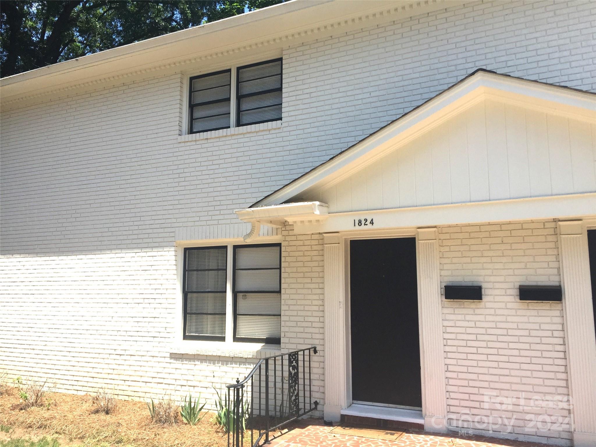 a view of a house with a door