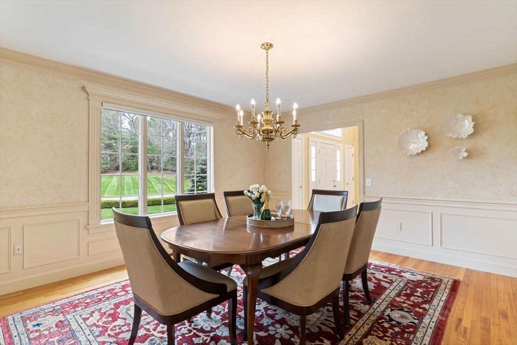 19 Buttonwood Drive Andover, MA 01810 - Photo 10 of 42 a view of a dining room with furniture window and wooden floor