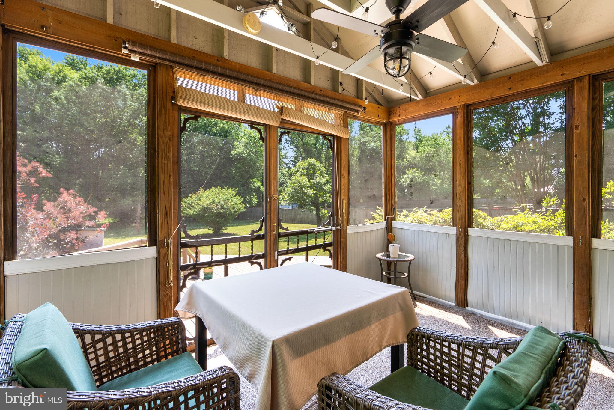 15509 Peach Orchard Road Silver Spring, MD 20905 - Photo 13 of 41 Screened Porch leading to deck