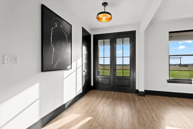 wooden floor in an empty room