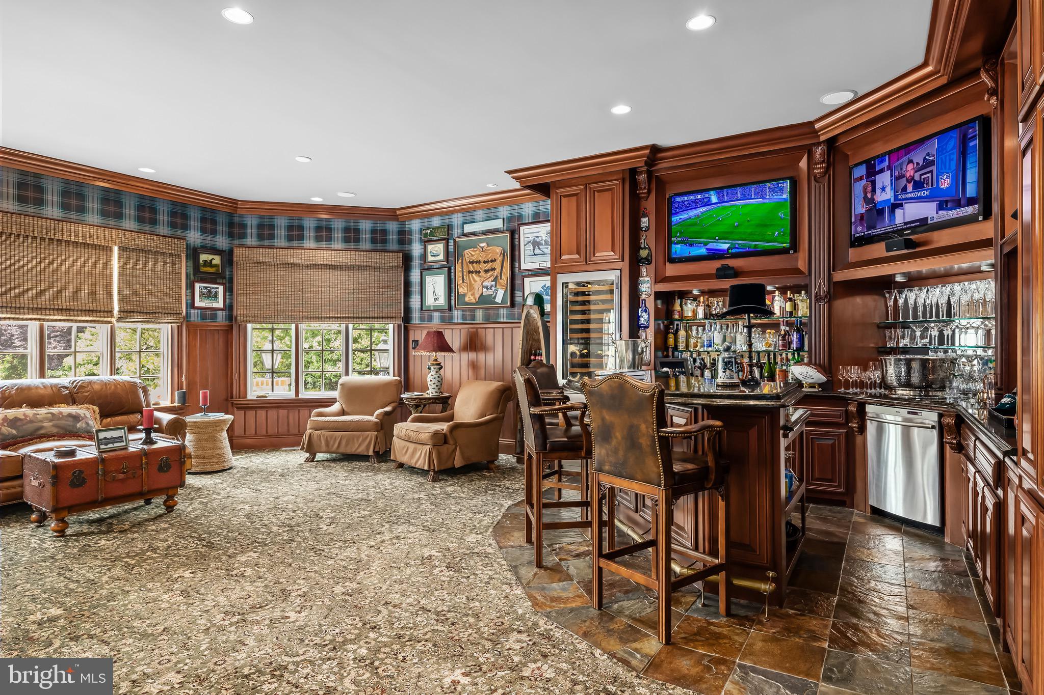 343 Bridgeboro Road Moorestown, NJ 08057 - Photo 16 of 52 a living room with furniture and a flat screen tv