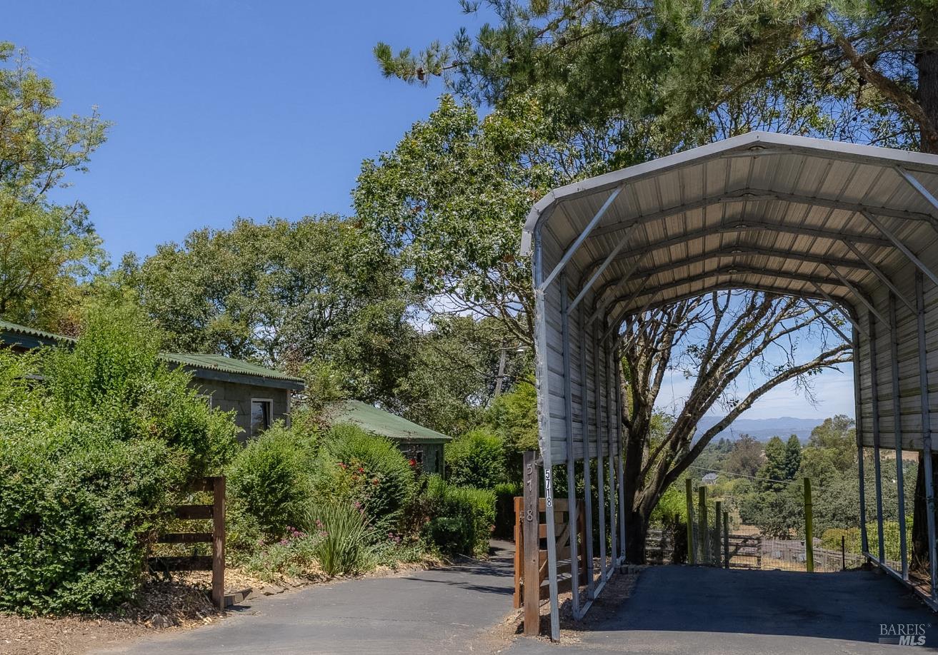 5718 Henning Road Sebastopol, CA 95472 - Photo 25 of 32 Entrance including RV cover