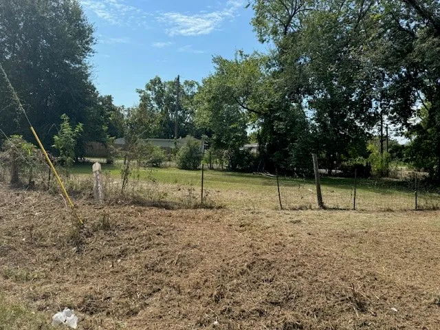 a view of a park with swings