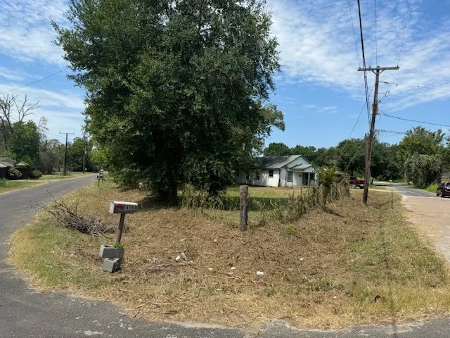 a view of a park with swings
