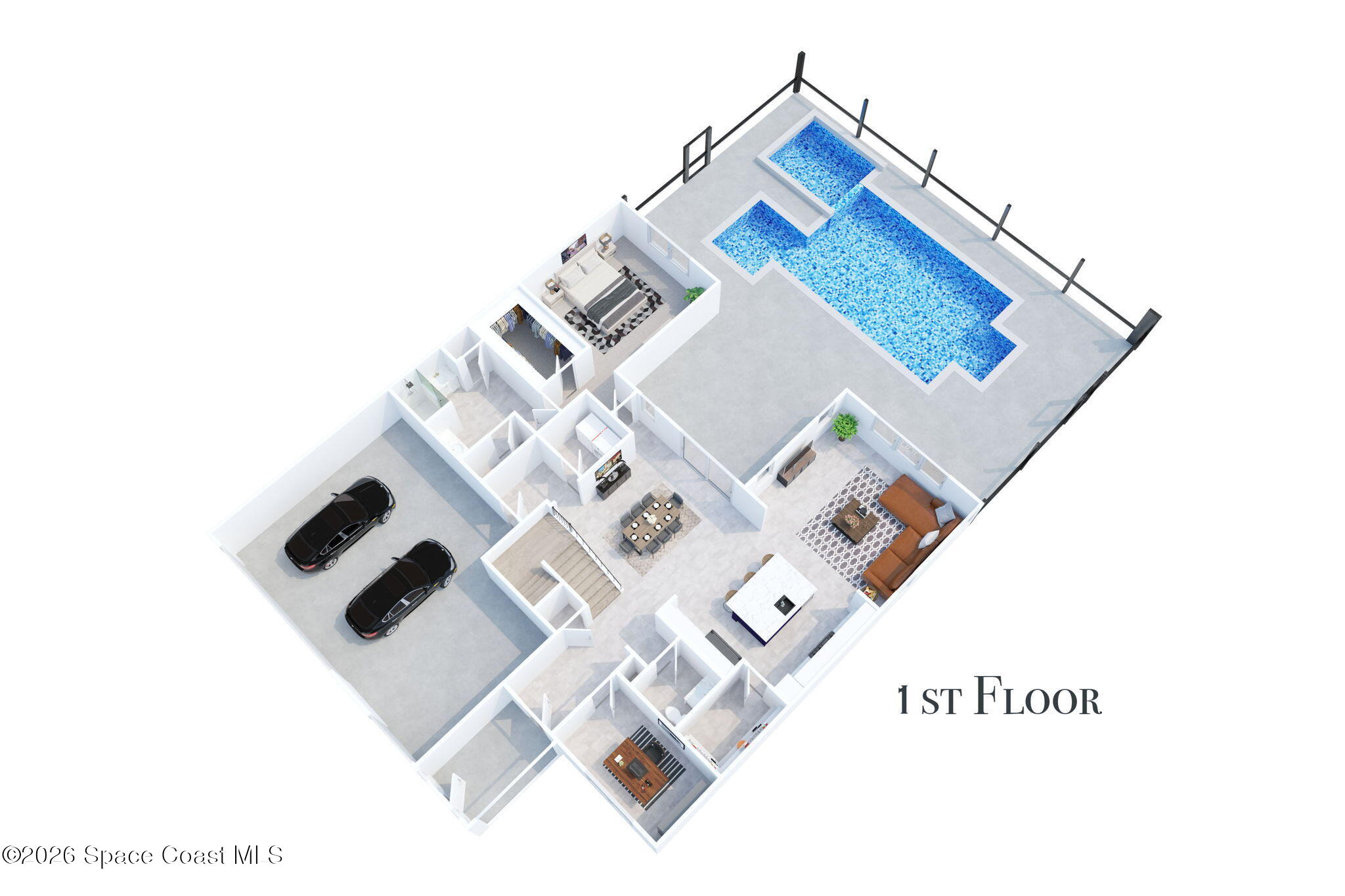 3480 Rixford Way Palm Bay, FL 32909 - Photo 39 of 41 42-web-or-mls-3D_Floorplan-2