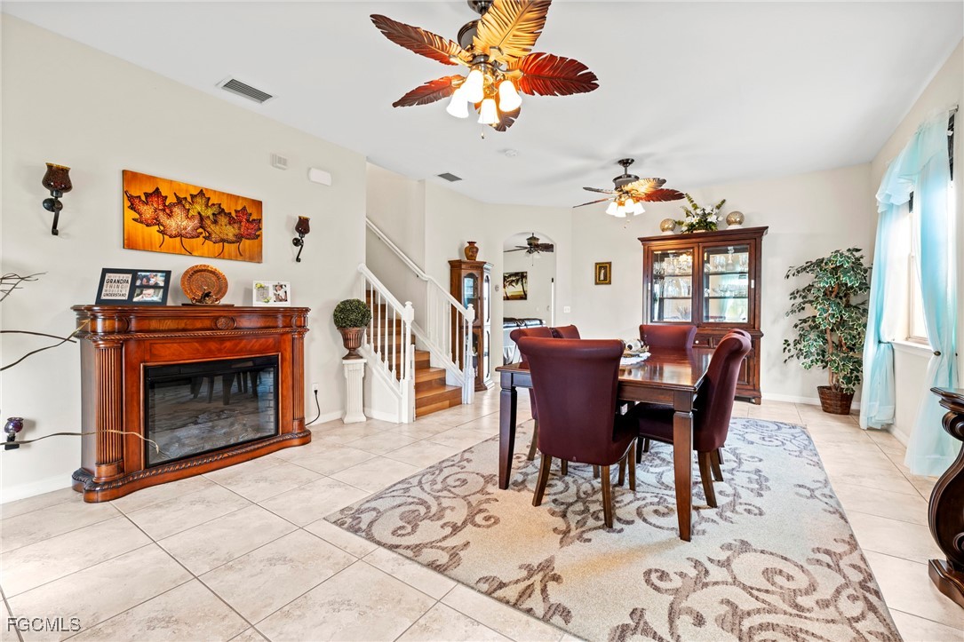 8657 Sumner Avenue Fort Myers, FL 33908 - Photo 3 of 29 a view of a livingroom with furniture and a fireplace
