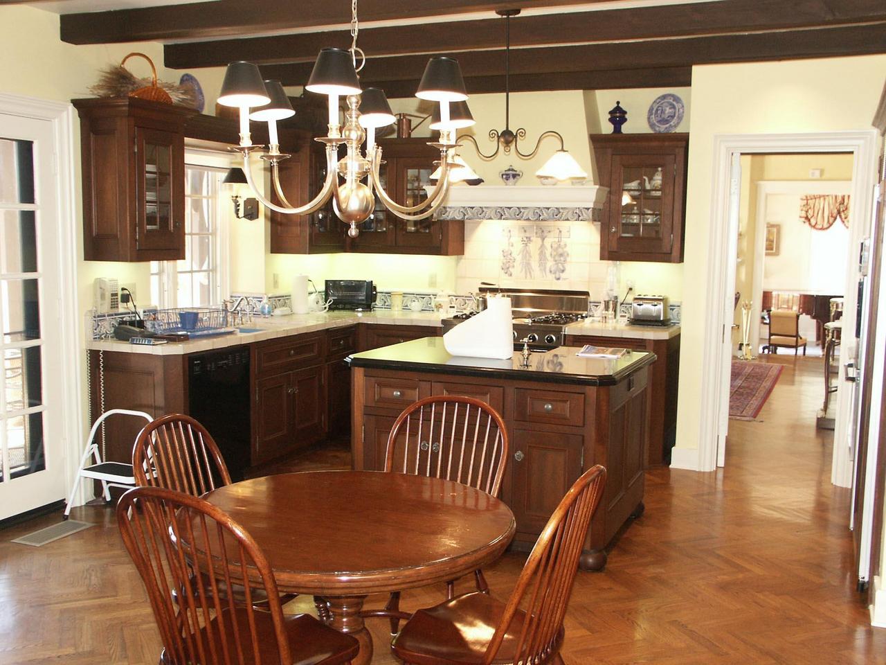 2680 Sycamore Canyon Road Montecito, CA 93108 - Photo 8 of 10 a dining room with a wooden table and chairs