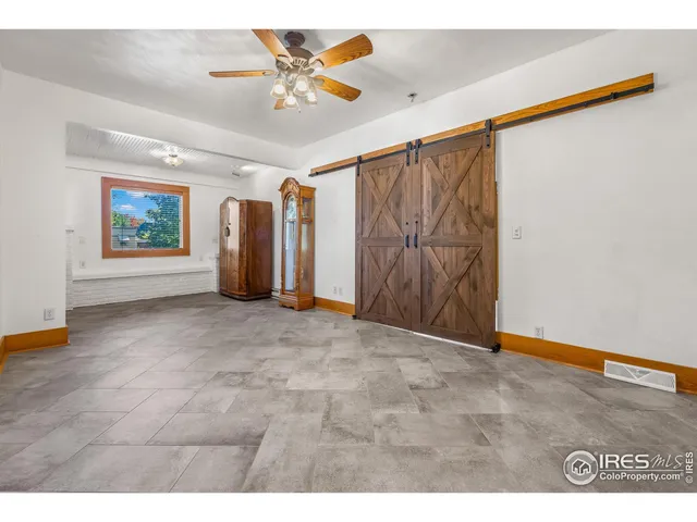 a view of an empty room