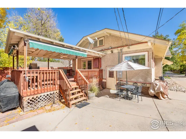 a view of outdoor space with seating area