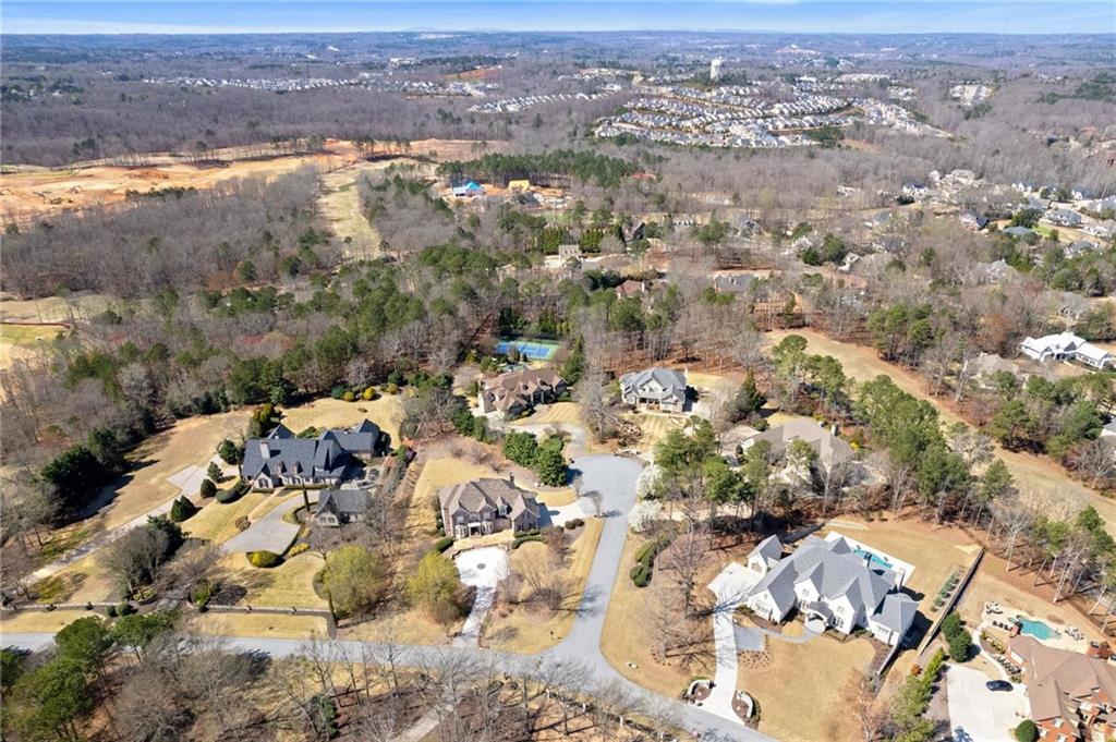2010 Legends Way Braselton, GA 30517 - Photo 75 of 77 an aerial view of a house with a yard