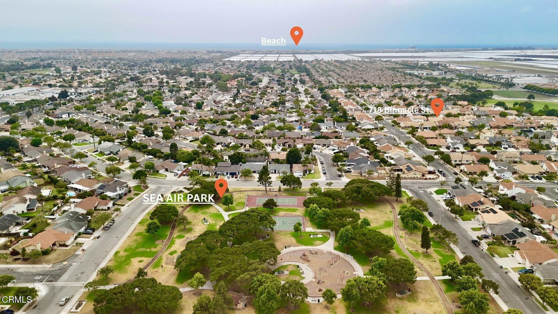 718 Binnacle Street Oxnard, CA 93035 - Photo 41 of 42 Overhead to ocean