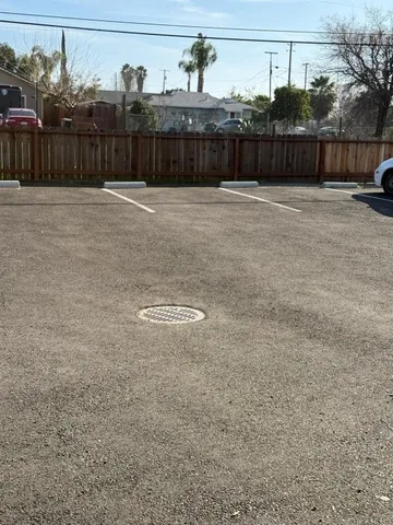 a car parked on the side of the road