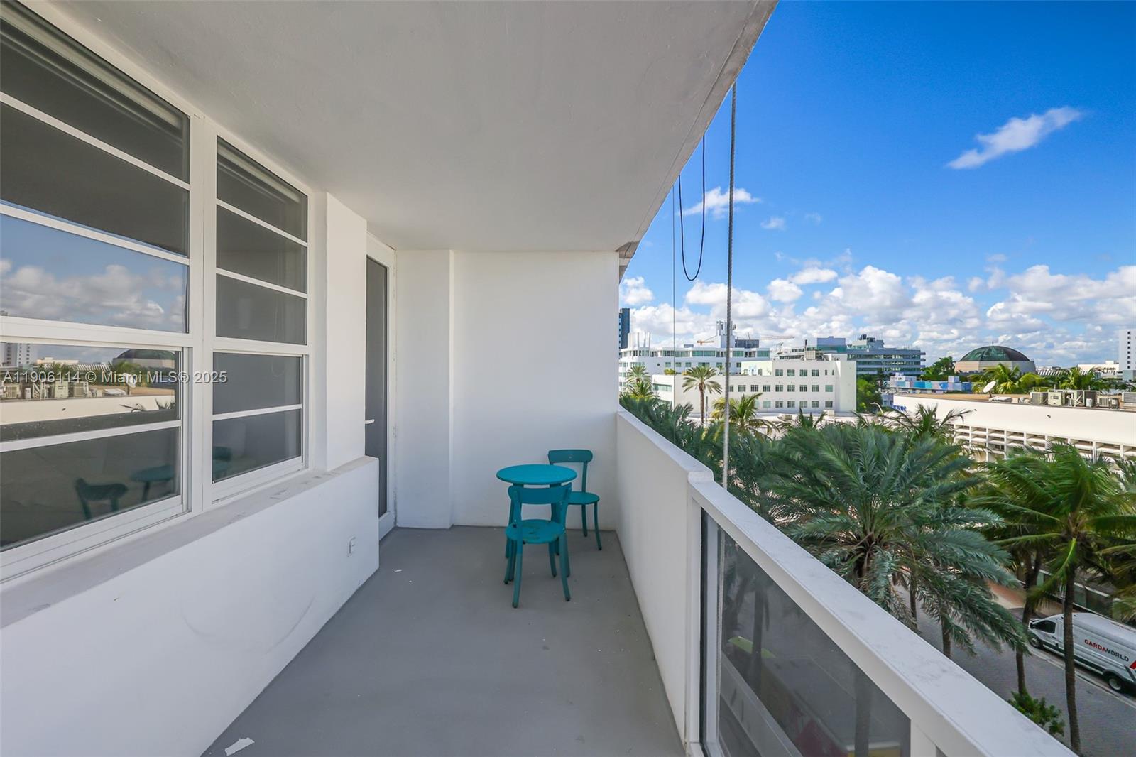 100 Lincoln Road, Unit 502 Miami Beach, FL 33139 - Photo 26 of 42 a view of balcony with furniture