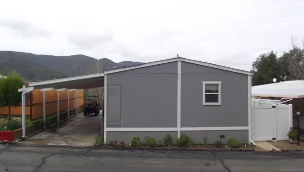 a house view with a outdoor space