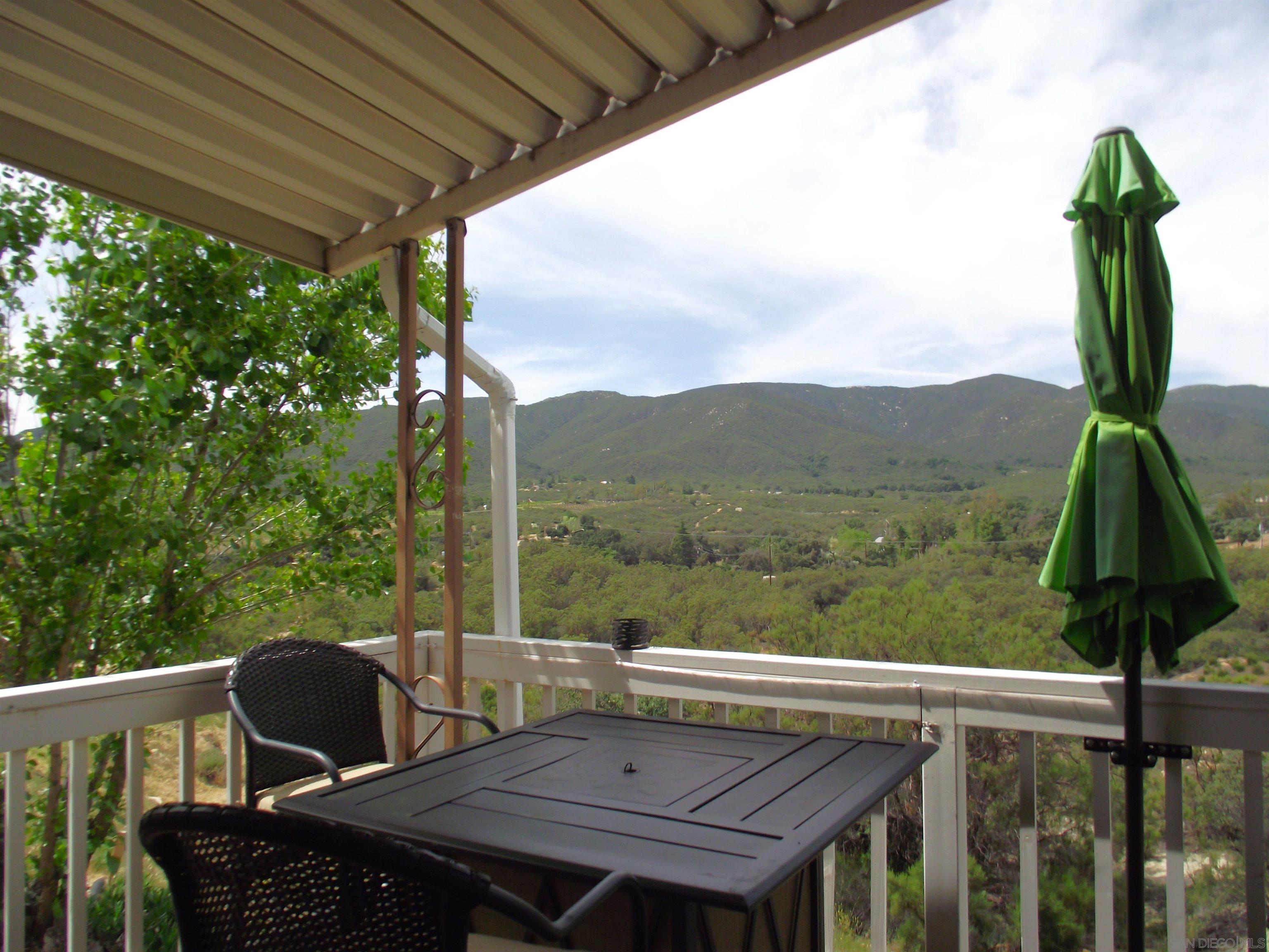 35109 Highway 79, Unit SPACE/ Warner Springs, CA 92086 - Photo 52 of 54 a view of a balcony with furniture