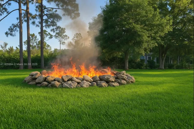 a view of a house with swimming pool and sitting area