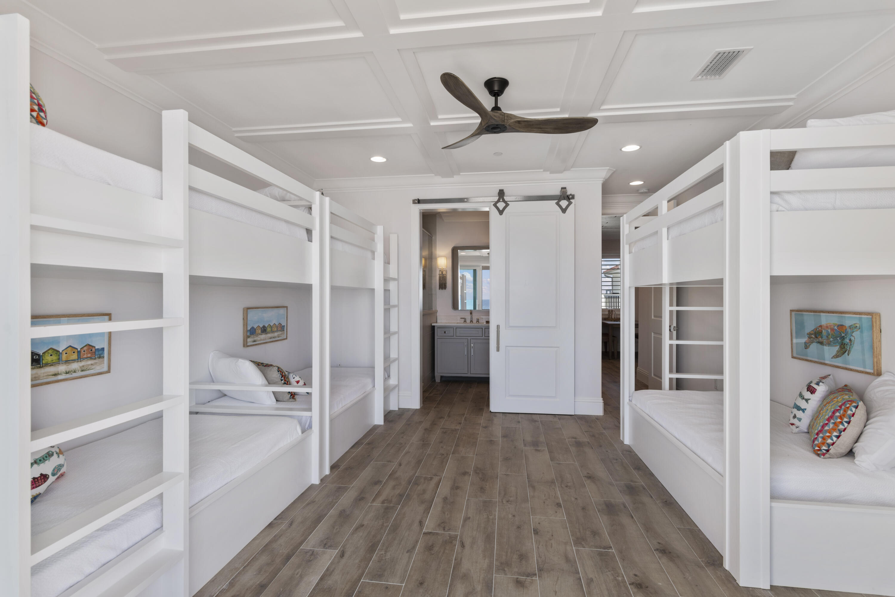 26 Azzurro Way, Unit B Santa Rosa Beach, FL 32459 - Photo 17 of 34 a view of a hallway view with wooden floor and staircase