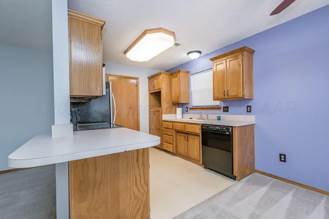 a kitchen with a sink appliances and cabinets