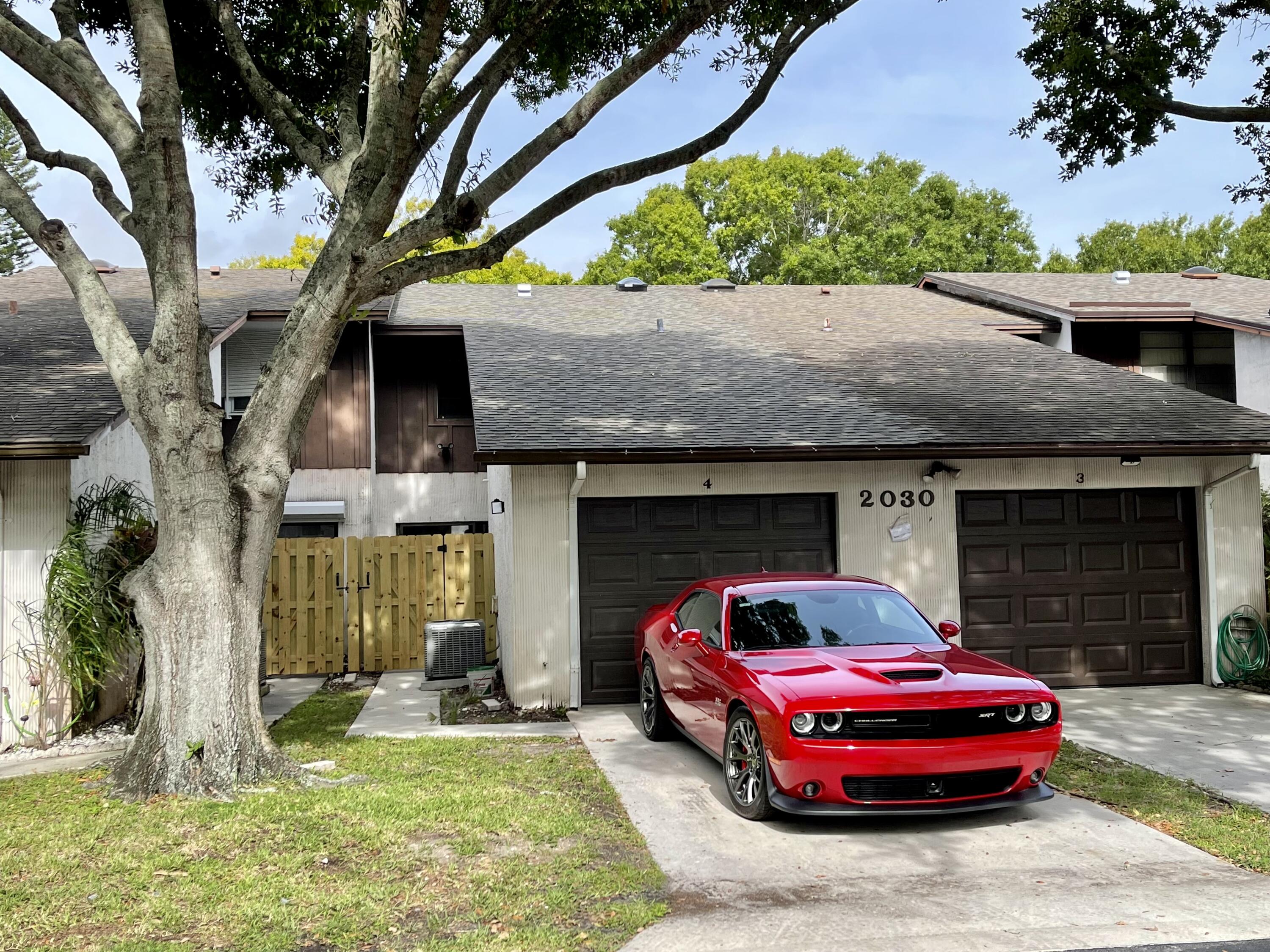 Front, new roof
