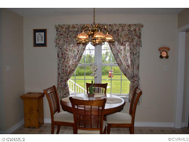 1541 Johns Road Carson, VA 23830 - Photo 9 of 24 a view of a dining room with furniture and window