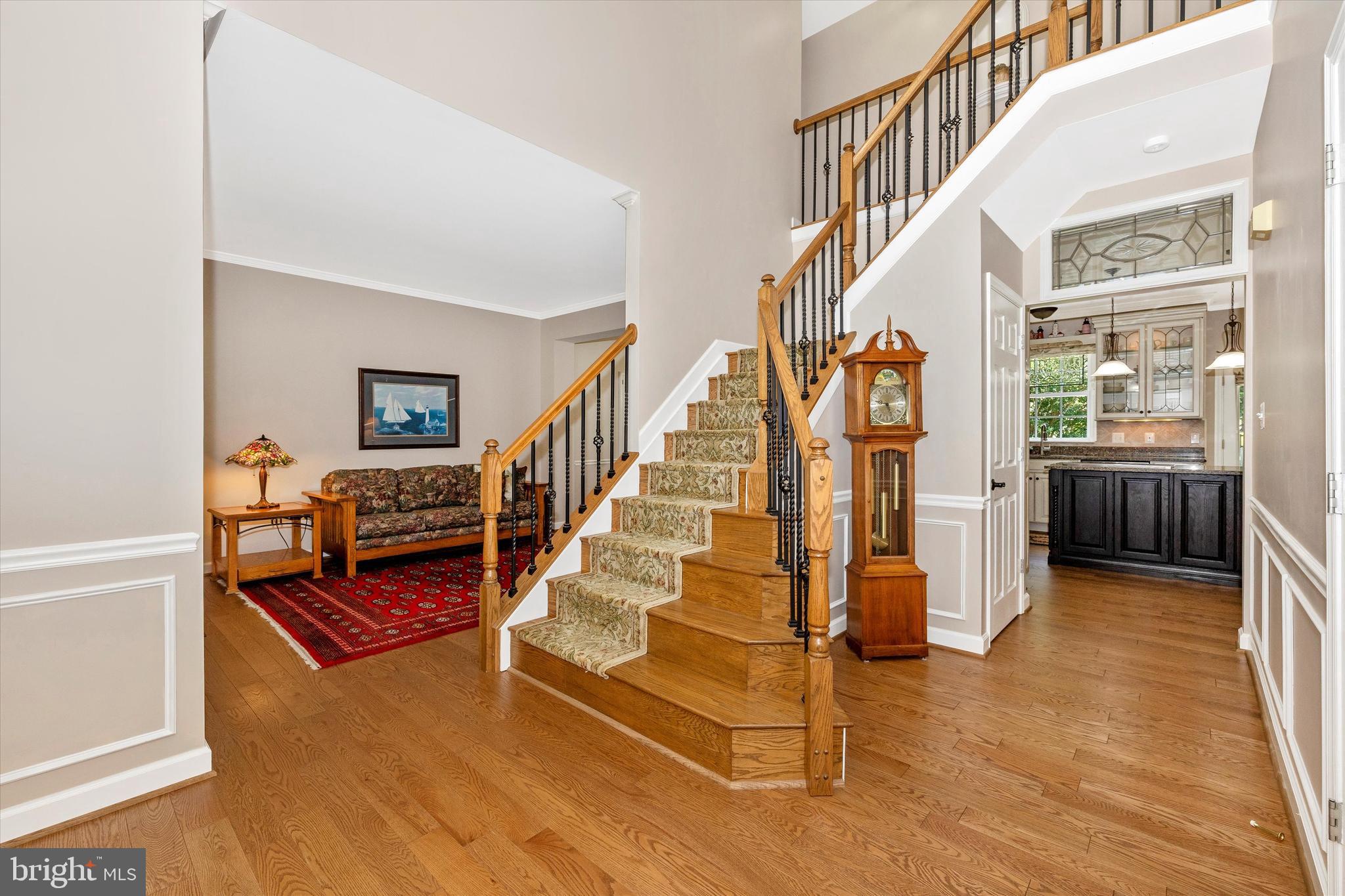 6341 Claridge Drive North Frederick, MD 21701 - Photo 3 of 54 a view of entryway and hall with wooden floor