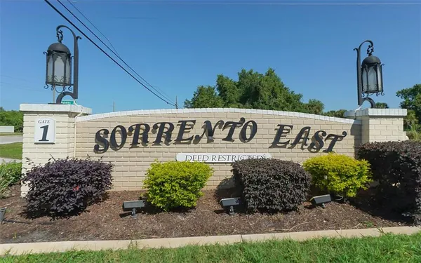 a view of outdoor space with garden