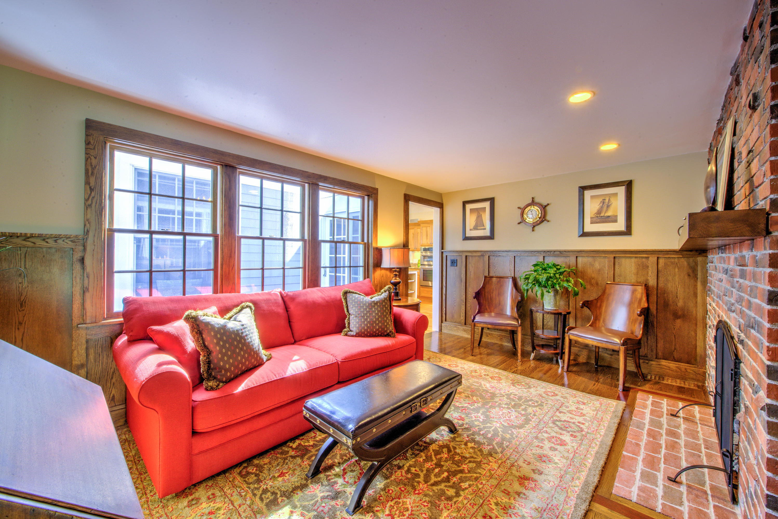 4 Hill Creek Road Centerville, MA 02632 - Photo 16 of 27 a living room with furniture and a floor to ceiling window