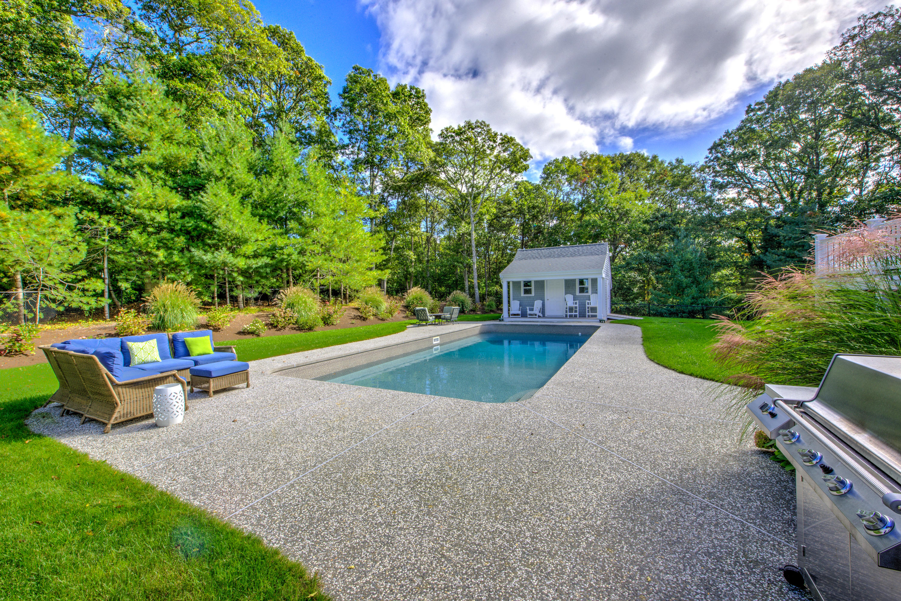 4 Hill Creek Road Centerville, MA 02632 - Photo 26 of 27 a view of a swimming pool with a patio