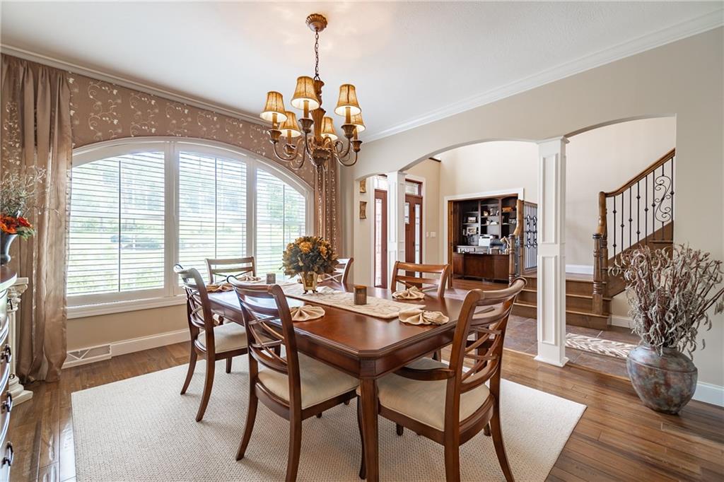 1225 East Hookstown Grade Road Clinton, PA 15026 - Photo 10 of 25 The formal dining room opens onto the main gallery.
