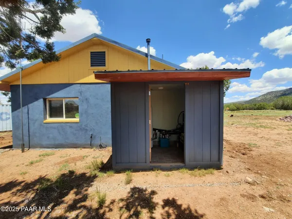a view of a storage and utility room